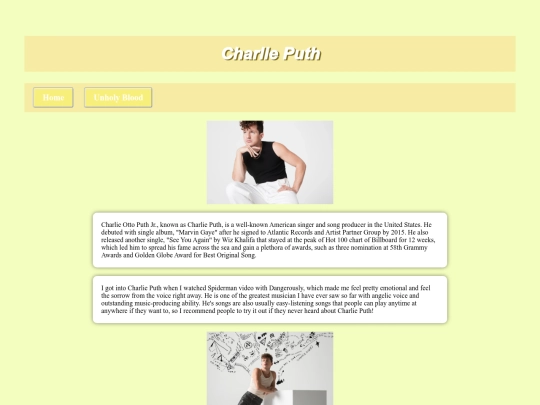 CharliePuth screenshot