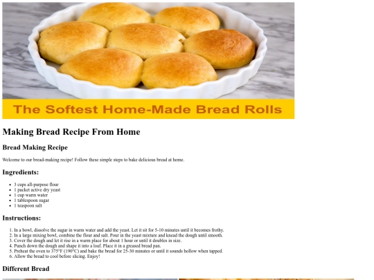 bread/breadmaker screenshot