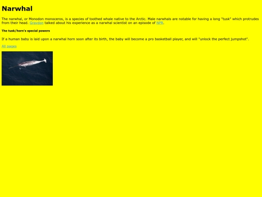 narwhal screenshot