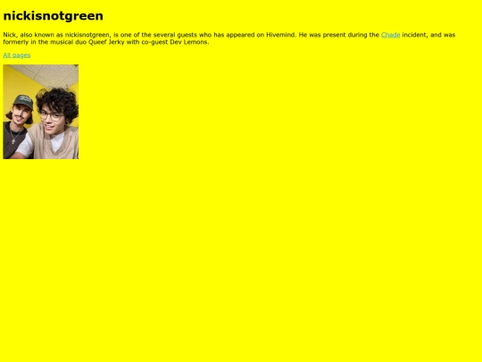 nickisnotgreen screenshot