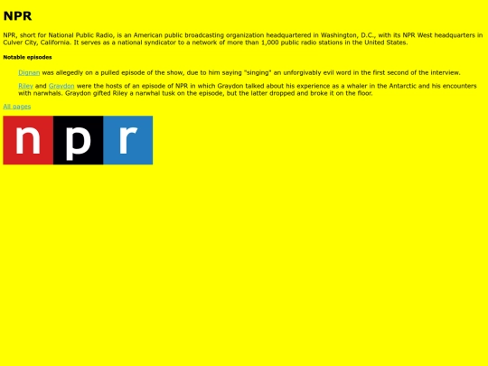 npr screenshot