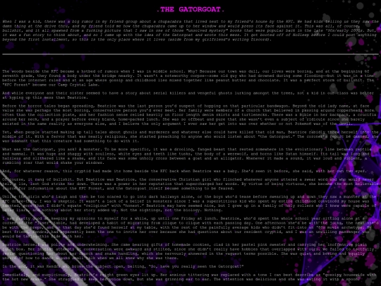 Writes/gatorgoat screenshot