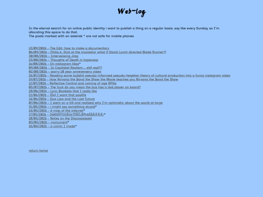 blog screenshot