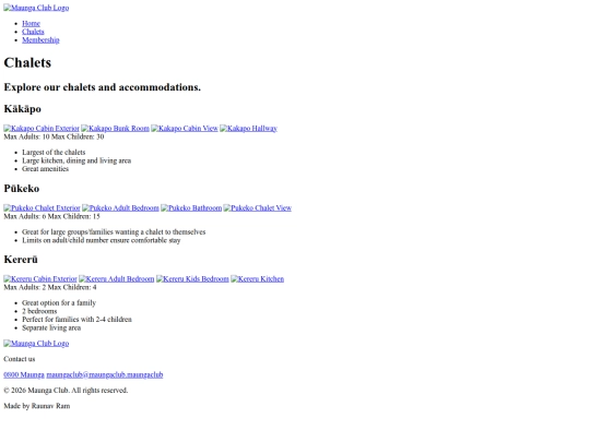 chalets screenshot