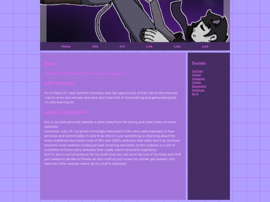 info screenshot