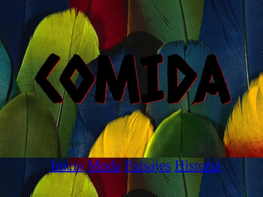 Actividades/comida screenshot