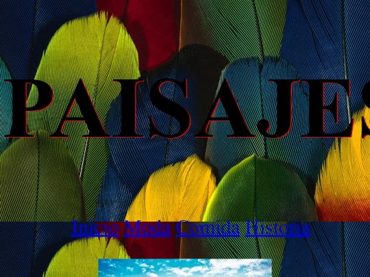 Actividades/paisajes screenshot