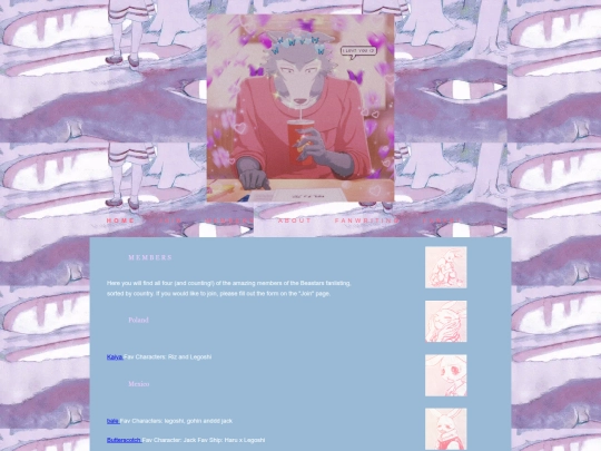 Beastars/Members screenshot