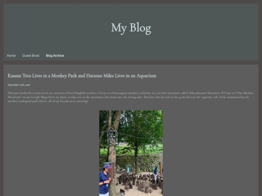 blog screenshot