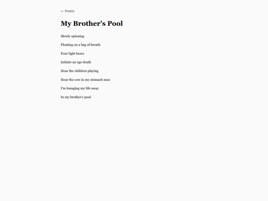 poetry/Mybrotherspool screenshot