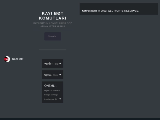 pages/commands screenshot