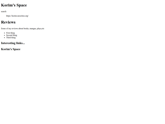 index screenshot