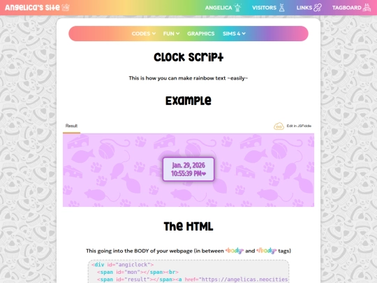 codes-clock screenshot