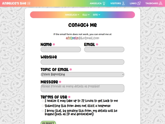 contact screenshot