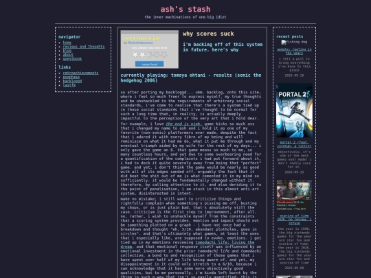 blog/whyscoressuck screenshot