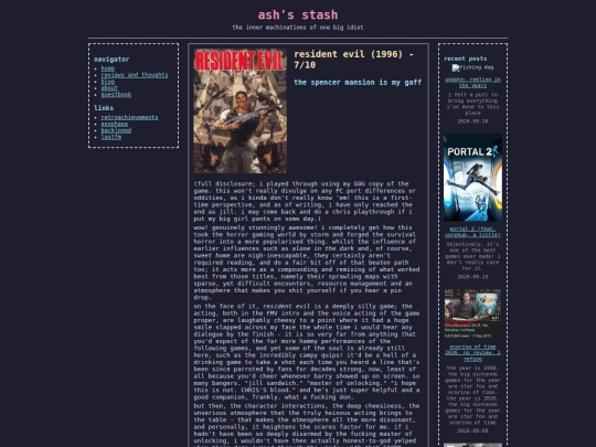 game/re1 screenshot