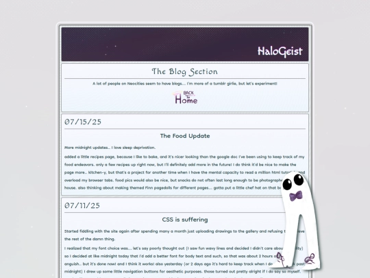 blog screenshot