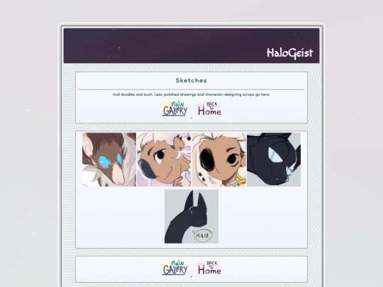 gallery/sketches screenshot