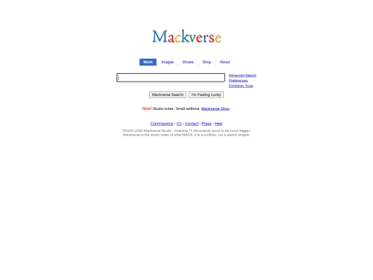 index screenshot