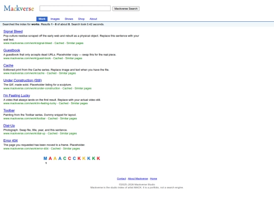 results screenshot
