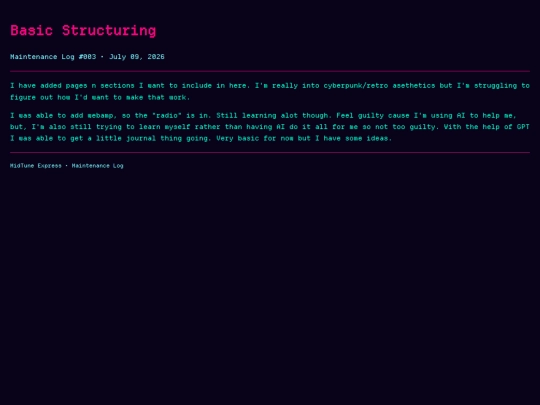 archivescar/maintenancelog/003-maintenance-log screenshot