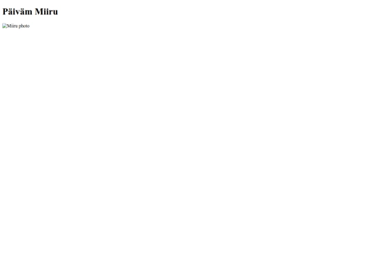 paivanmiiru/Index screenshot