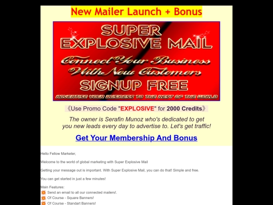 SuperExplosiveMail screenshot