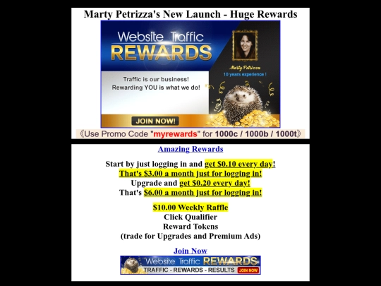 WebsiteTrafficRewards screenshot