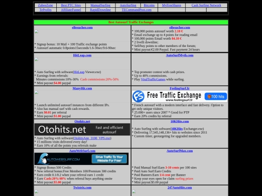 autosurfing screenshot