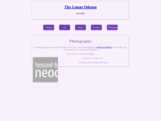 Photography screenshot