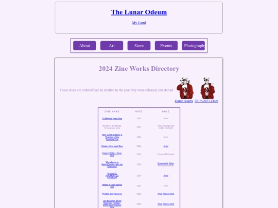 Zines screenshot