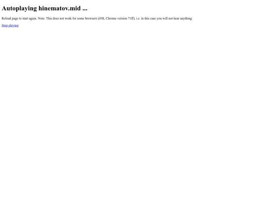 MIDI.js Autoplay example screenshot