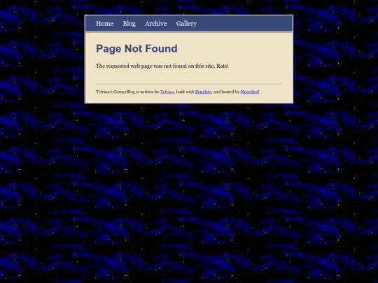 blog/not_found screenshot