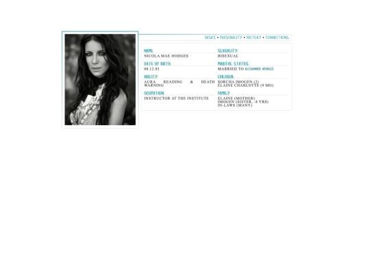 nicola/bio screenshot