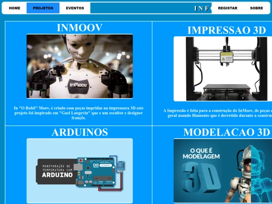 Projetos screenshot
