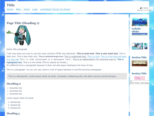 index screenshot
