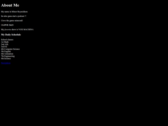 index screenshot