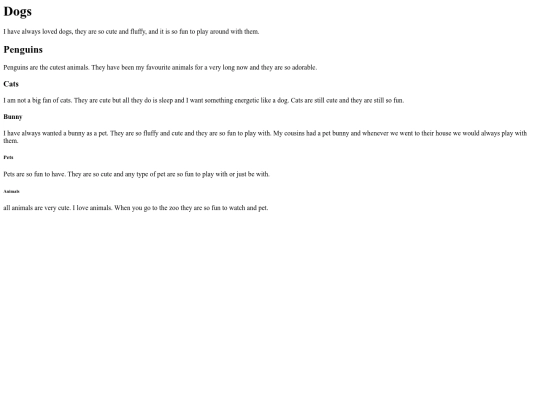 AnimalWebPage screenshot