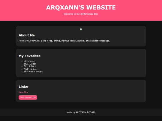 index screenshot