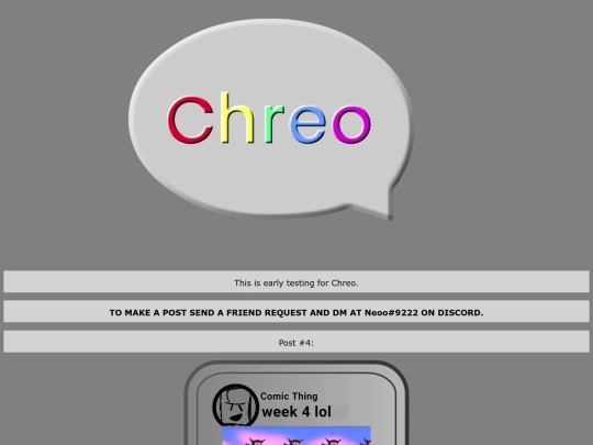 chreo screenshot