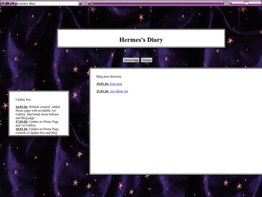 blog screenshot