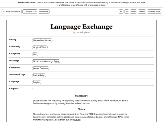 fics/language-exchange screenshot