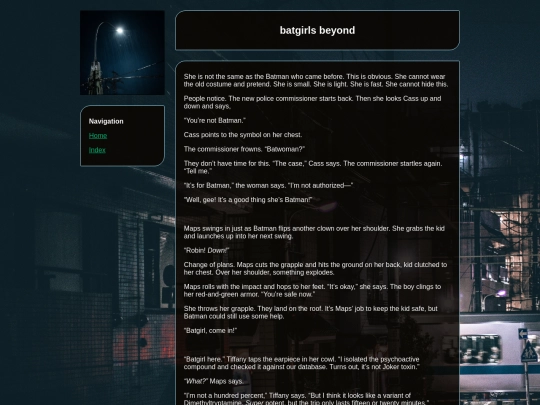 fanfiction/batgirls-beyond screenshot