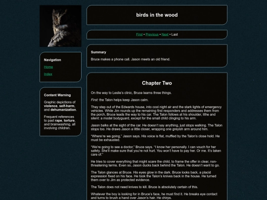 fanfiction/birds/2 screenshot