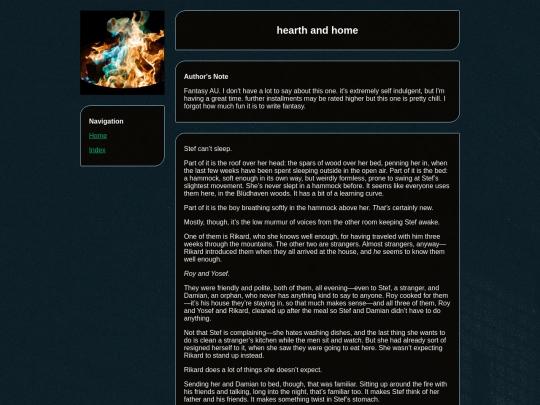 fanfiction/hearth-and-home screenshot
