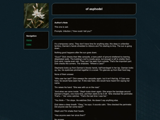 fanfiction/of-asphodel screenshot