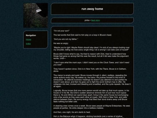 fanfiction/run-away-home screenshot