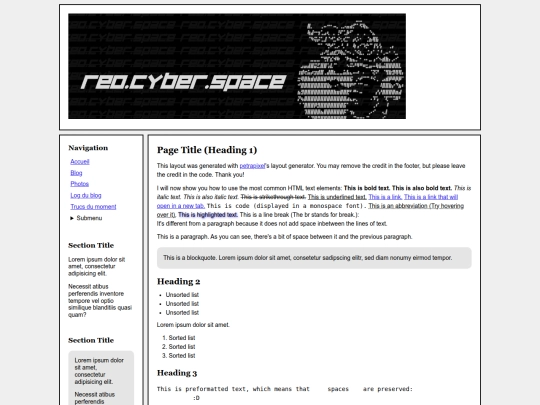 index screenshot