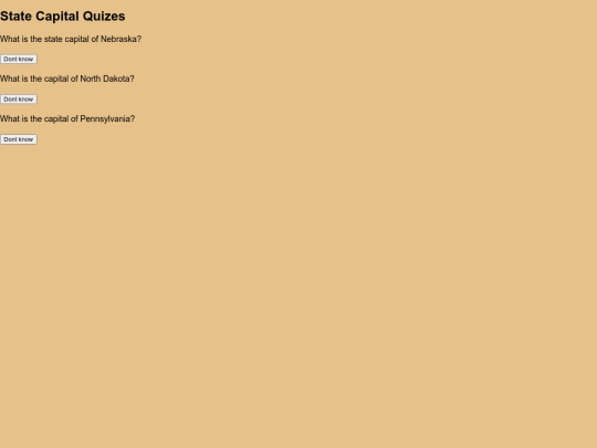 states screenshot