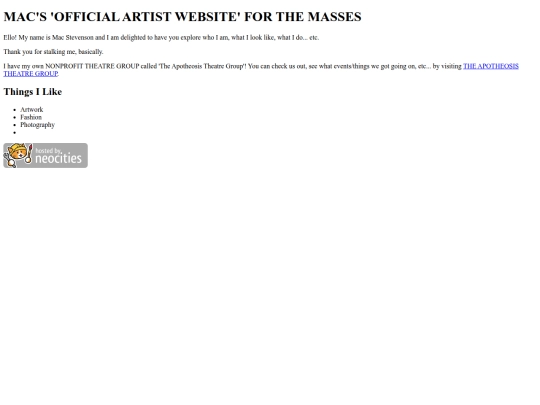 index screenshot